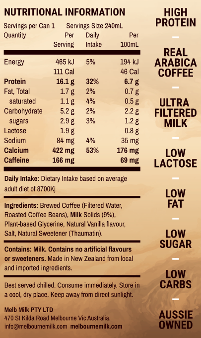 ICED LATTE - 12 Pack